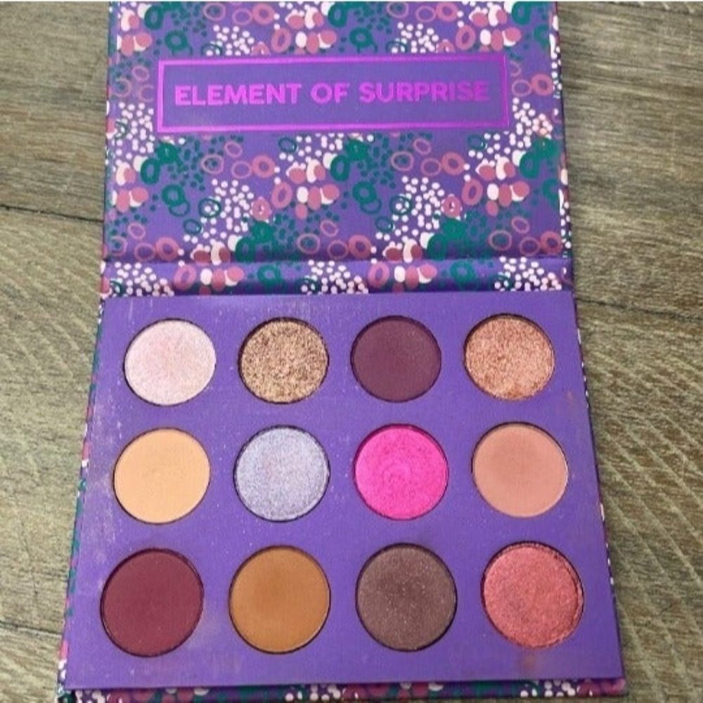 Colourpop Element Of Surprise Palette Shadow Eyeshadow Eyes Makeup 12 colors